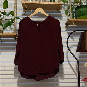 Maroon Blouse